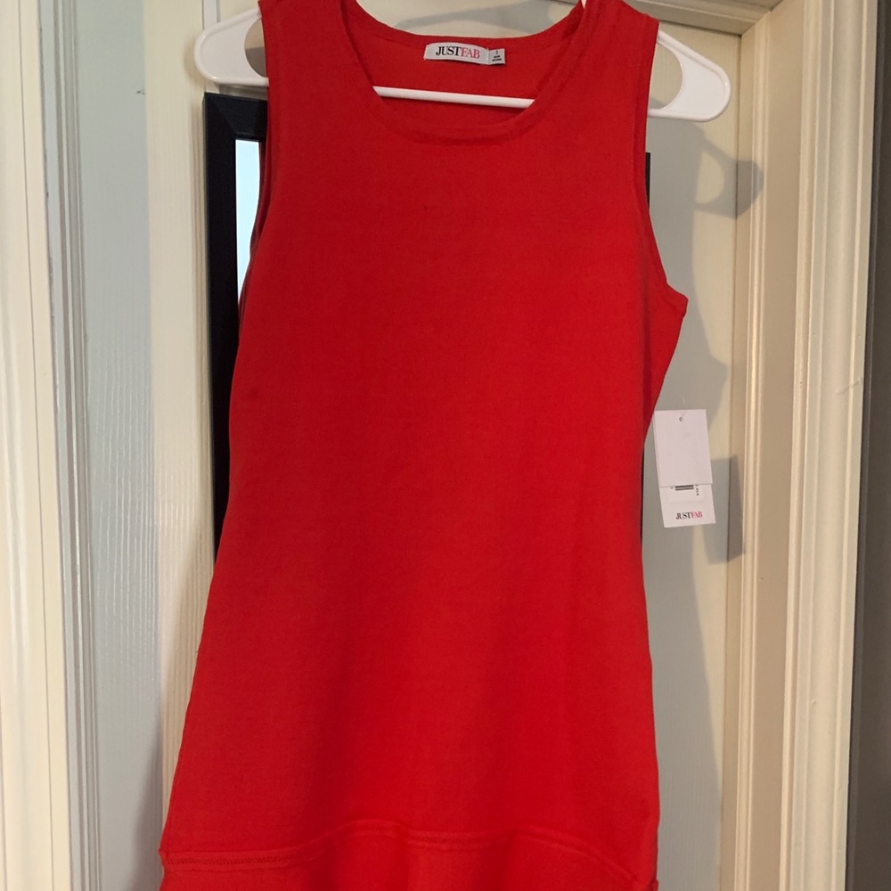 JustFab Red Dress